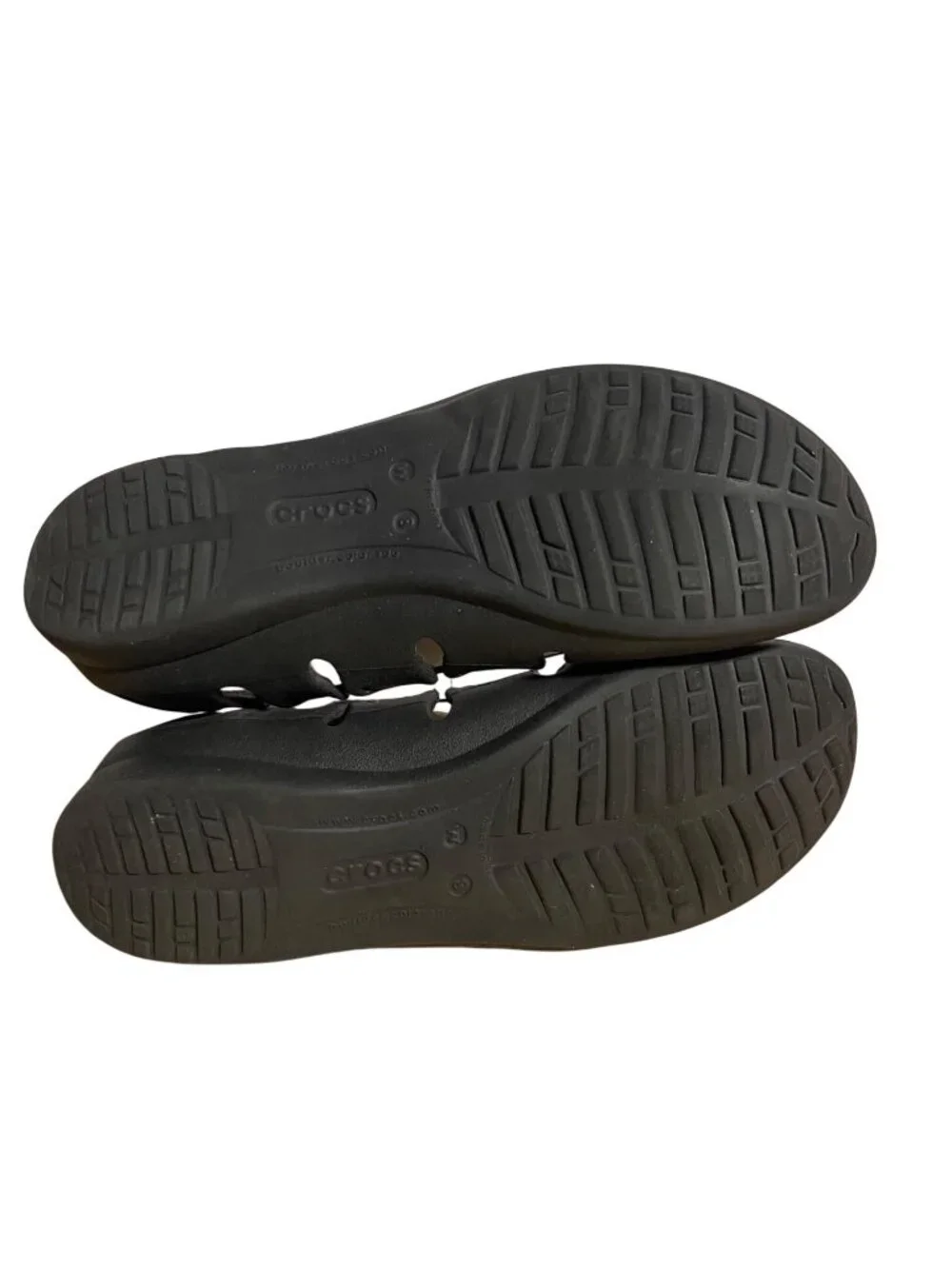 Crocs Black Crocs Springi Flats Womens Size 8 Lightweight Durable Balletcore